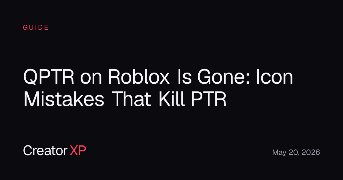Roblox Game Icon Mistakes That Kill Clicks | CreatorXP